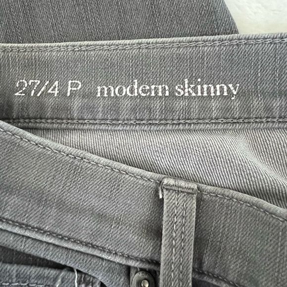 Ann Taylor LOFT Modern Skinny Gray Jeans - Picture 7 of 9